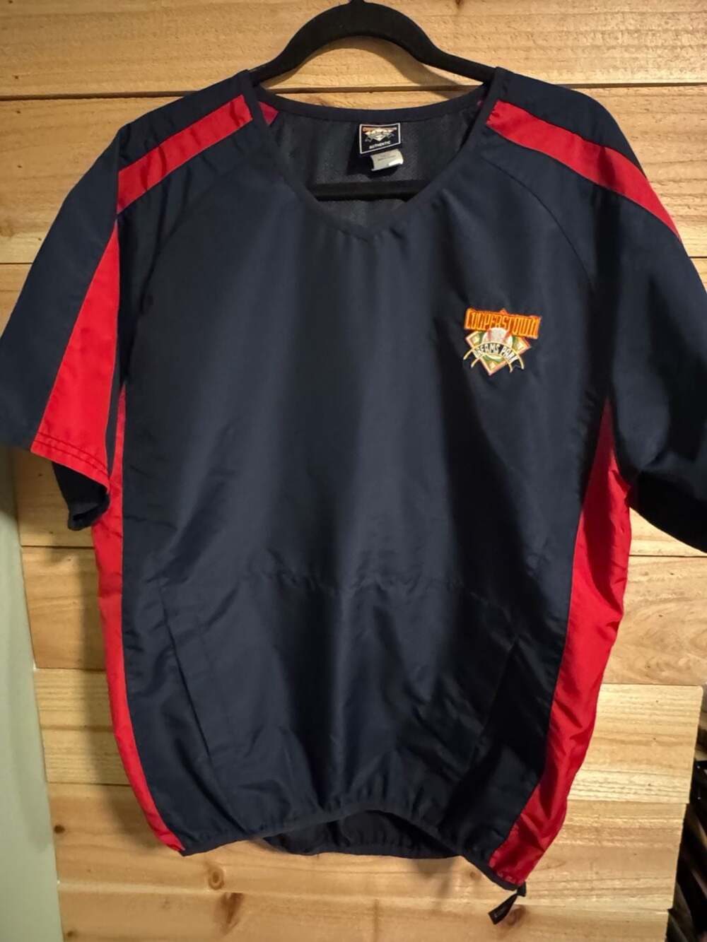 Cooperstown Dreams Park Baseball Pullover Windbreaker Y2K Sports Jersey Top